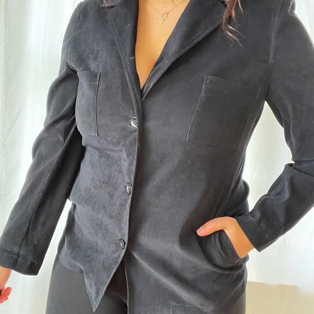 90s suede blazer - Picture 3 of 6